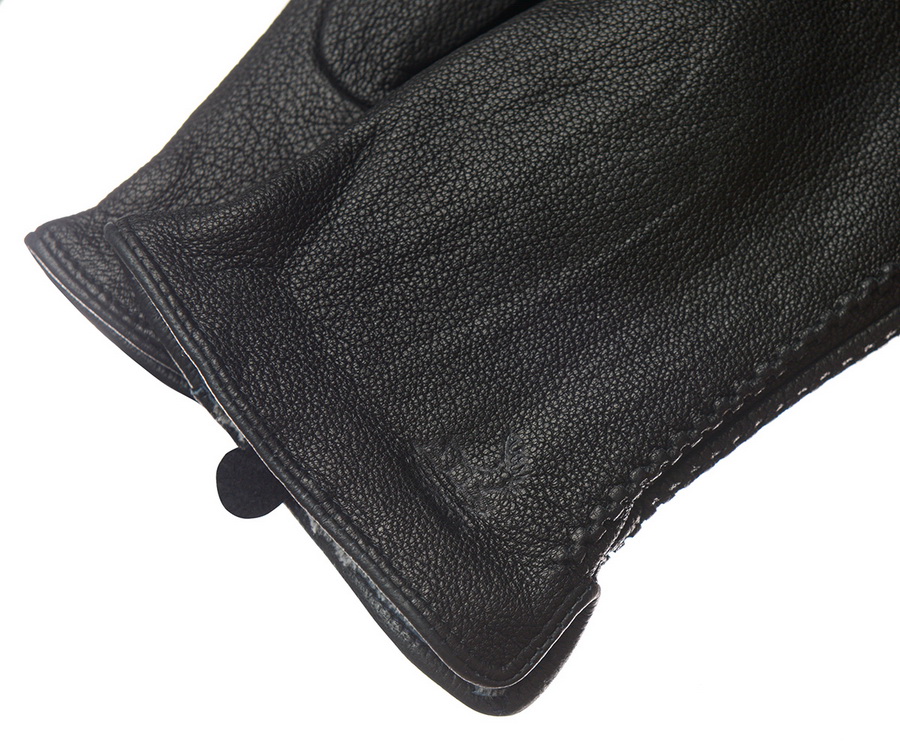 женские перчатки кожа оленя / флис