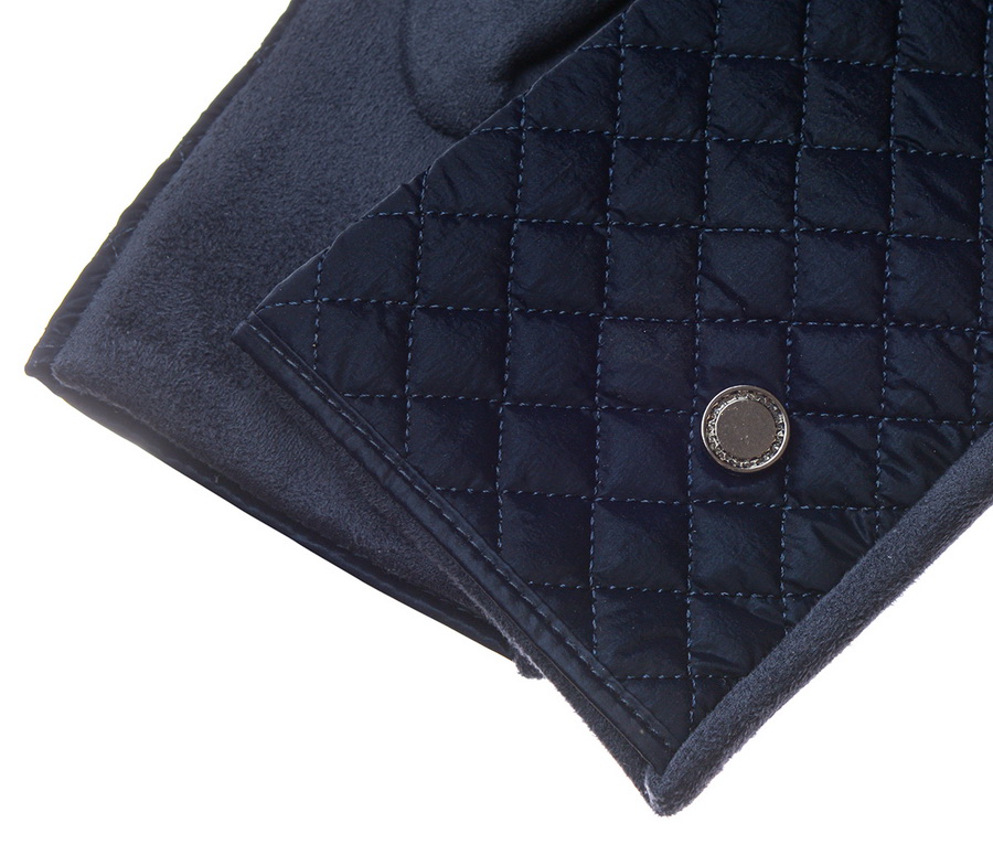 женские перчатки трикотаж ромб на флисе