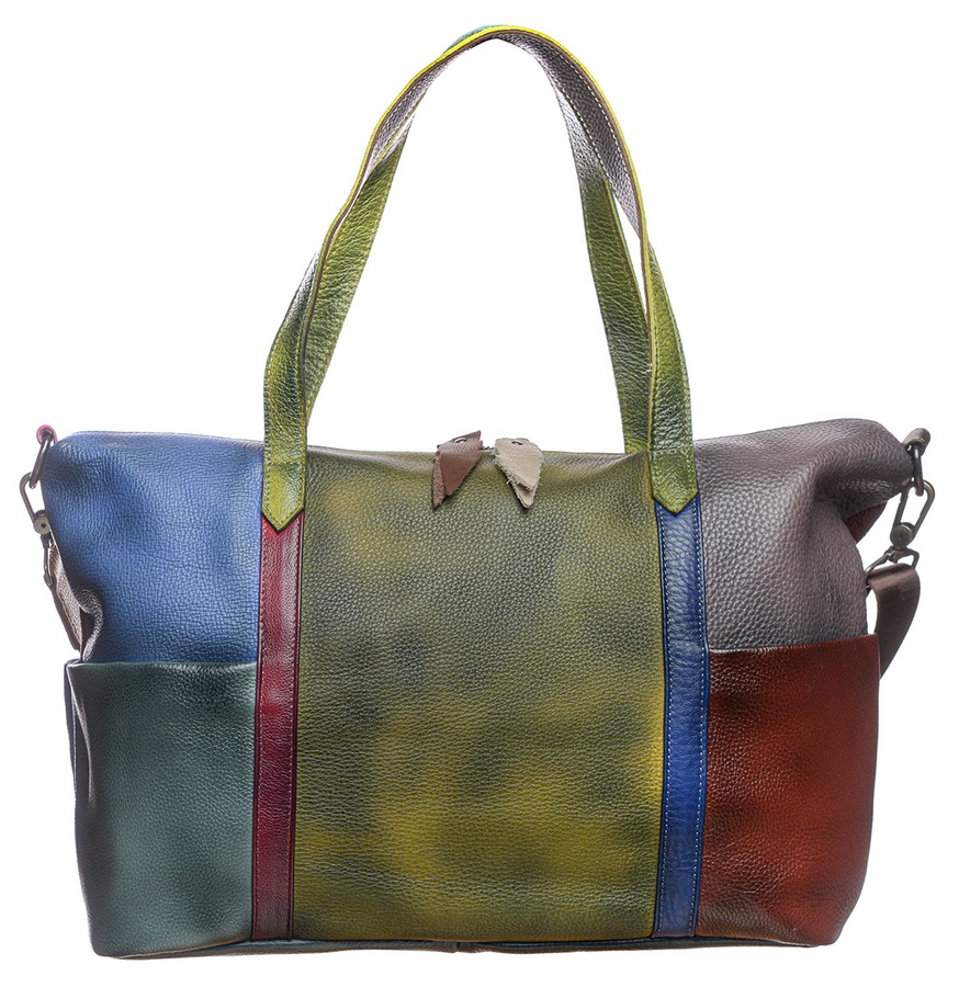 женская сумка натуральная кожа  kikilok корея