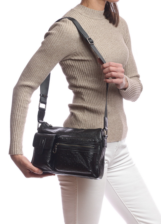 женская сумка натуральная кожа kiki lok корея