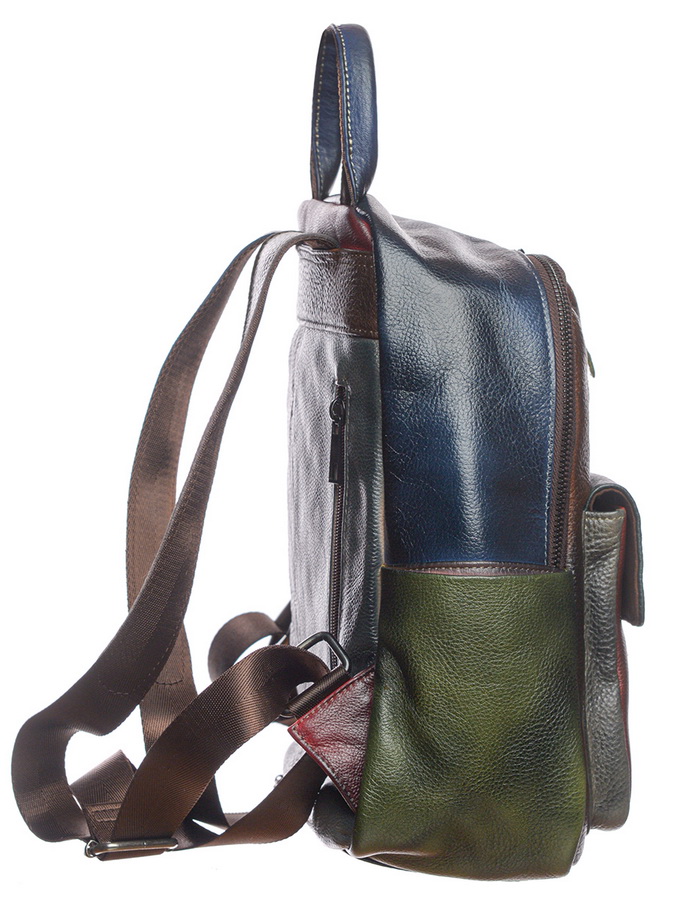 женский рюкзак натуральная кожа kiki lok корея