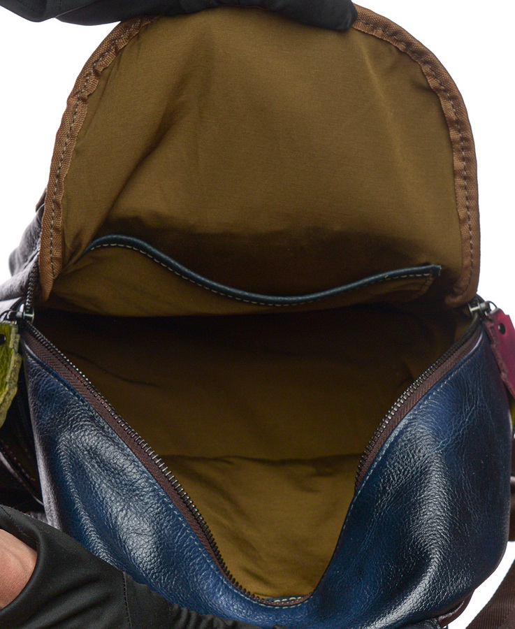 женский рюкзак натуральная кожа kiki lok корея