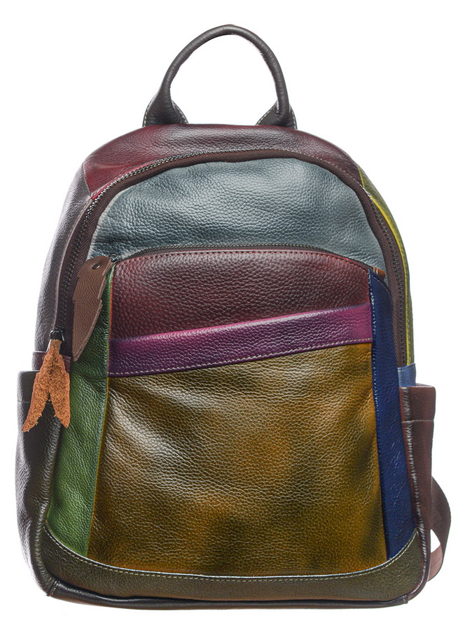 женский рюкзак натуральная кожа kikilok корея