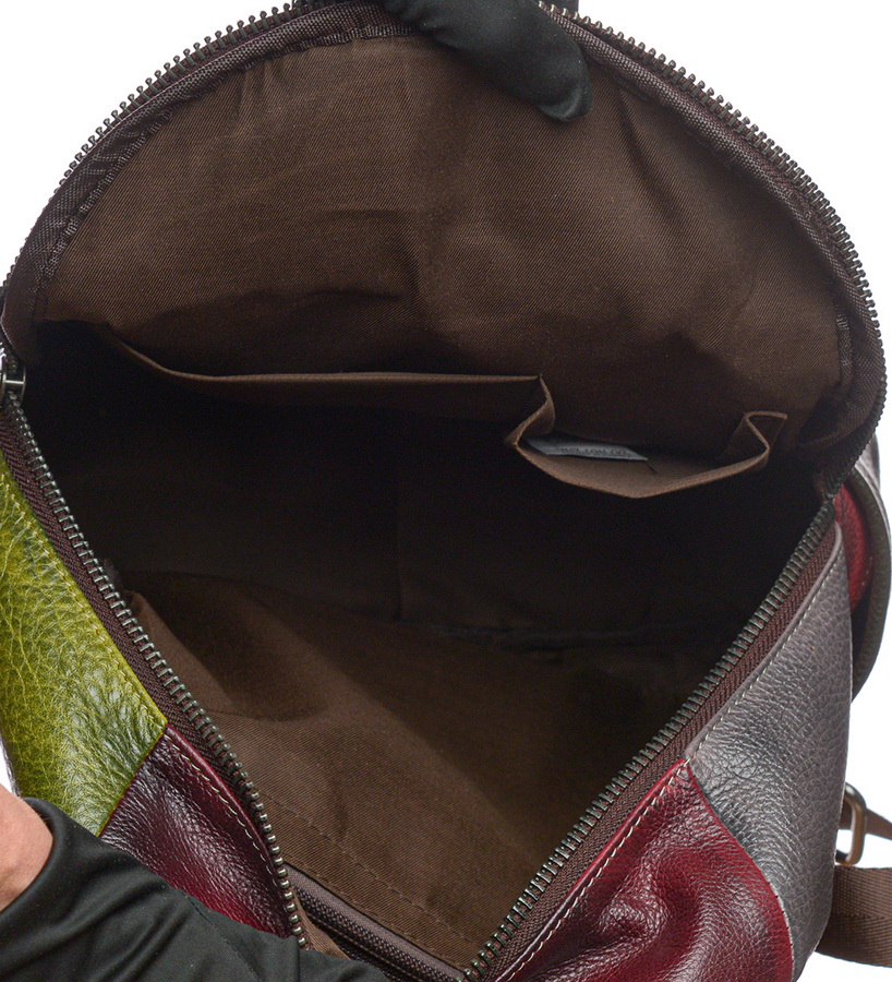 женский рюкзак натуральная кожа kikilok корея