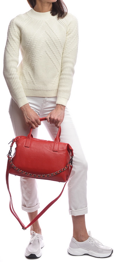 женская сумка натуральная кожа kiki lok корея