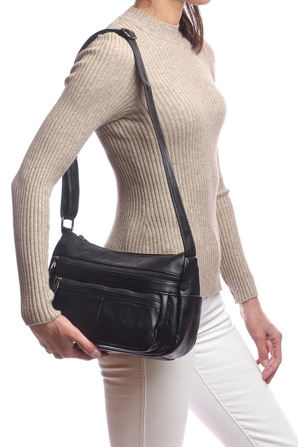 женская сумка натуральная кожа kiki lok корея