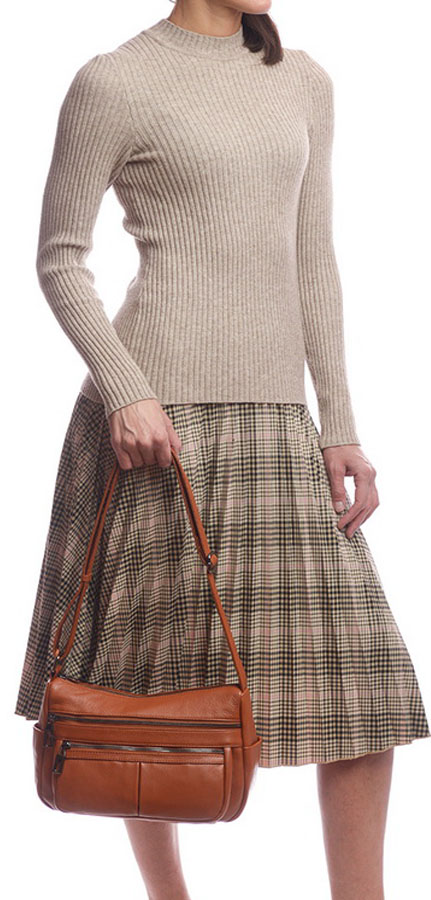 женская сумка натуральная кожа kiki lok корея