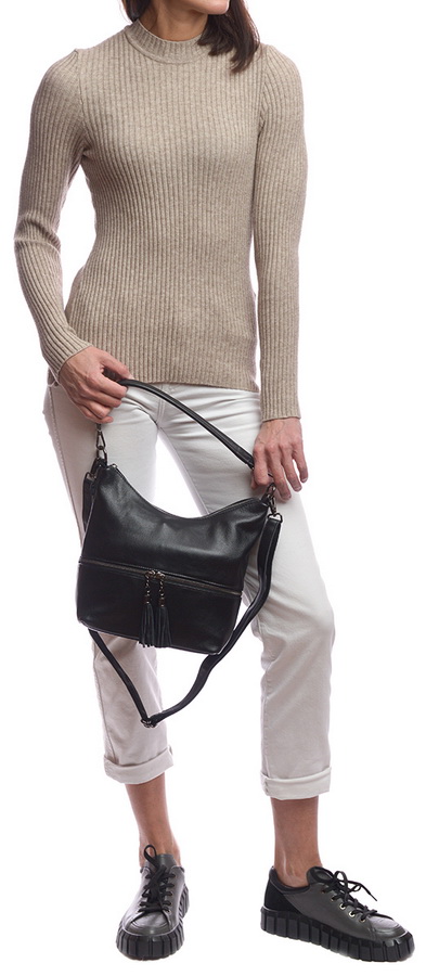 женская сумка натуральная кожа kiki lok корея