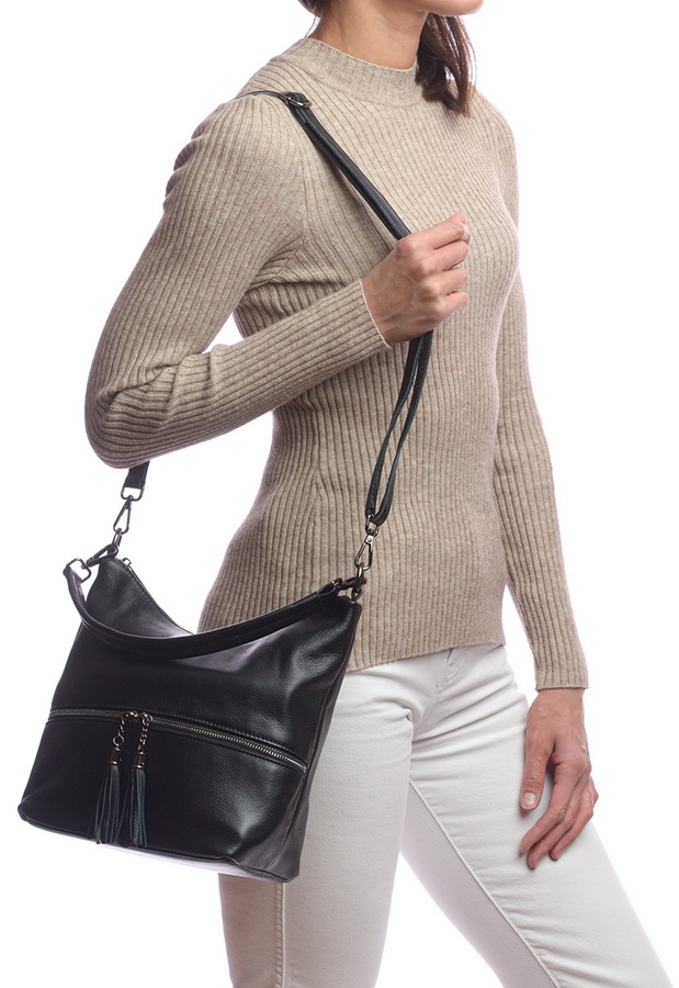 женская сумка натуральная кожа kiki lok корея