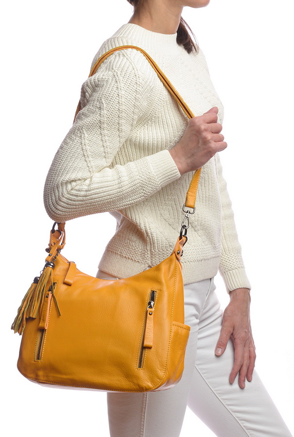 женская сумка натуральная кожа kiki lok корея