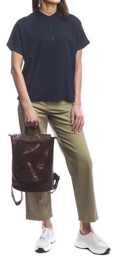 женский рюкзак натуральная кожа debura madrid