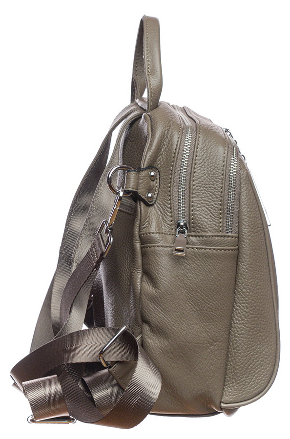 женская сумка-рюкзак натуральная кожа  kiki lok корея