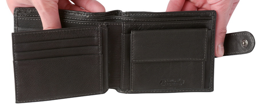 мужской кошелек натуральная кожа allan marco