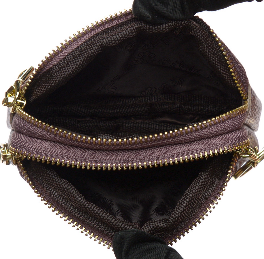 женский кошелек - мини-сумочка для мелочи свинка натуральная кожа тайвань