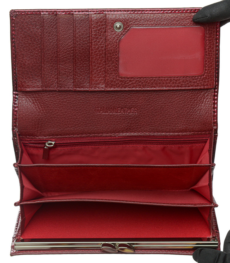 женский кошелек натуральная кожа лаковая корея