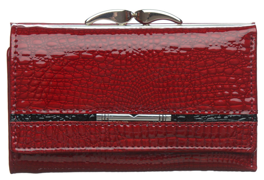 женский кошелек лаковый  натуральная кожа тайвань