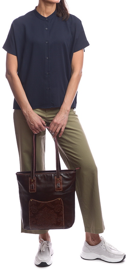 женская сумка натуральная кожа  kiki lok корея