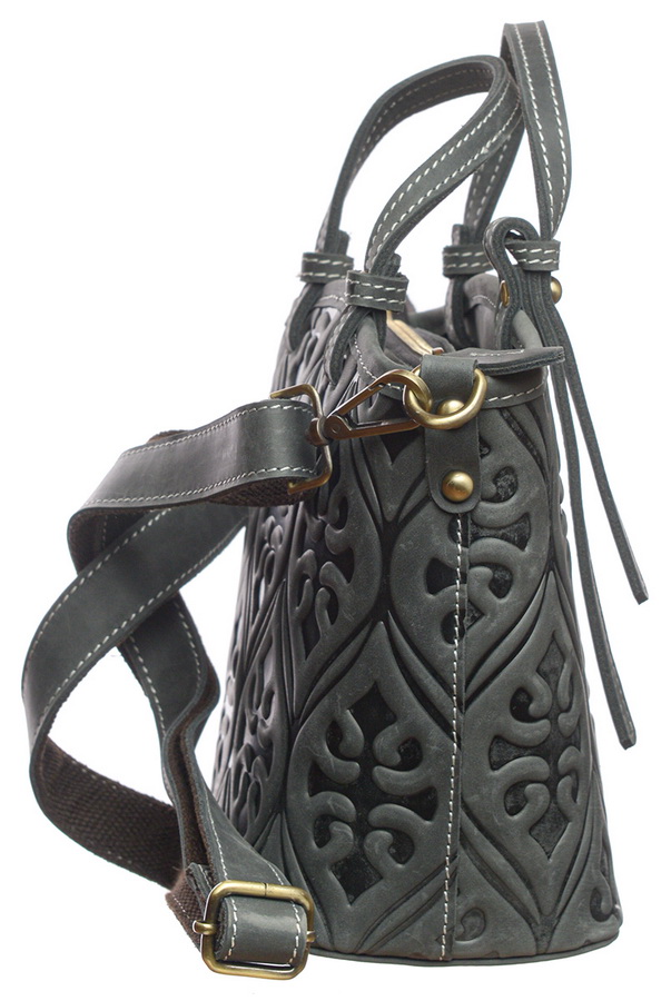 женская сумка натуральная кожа  kiki lok корея