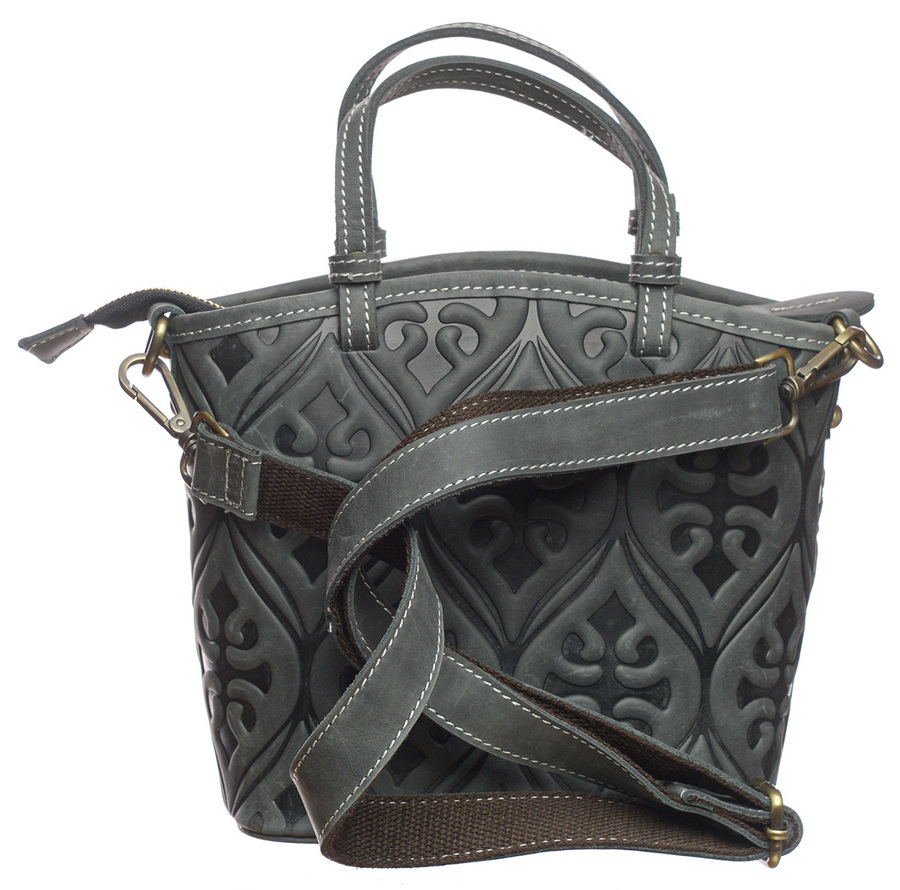 женская сумка натуральная кожа  kiki lok корея