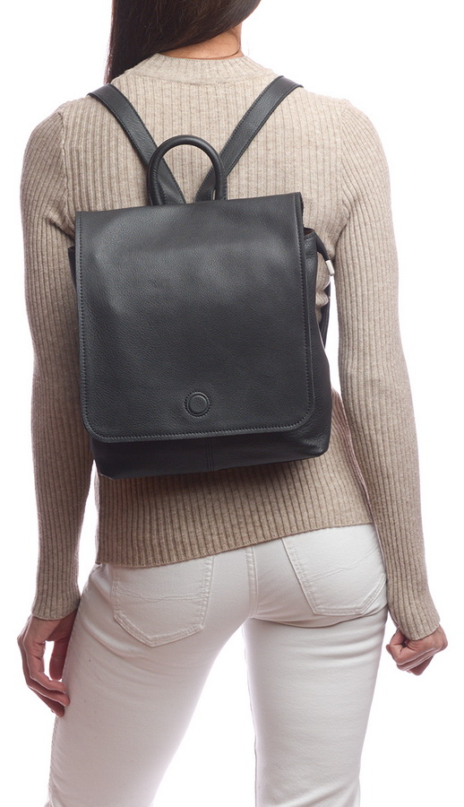 женский рюкзак натуральная кожа kiki lok корея