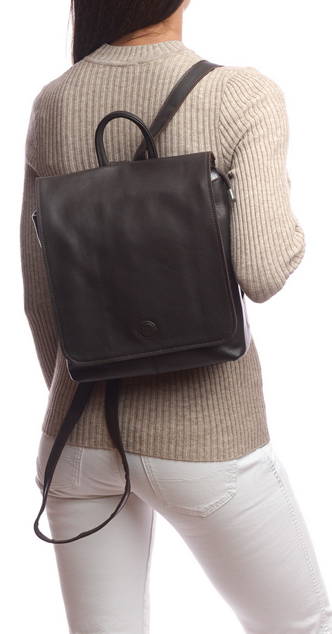 женский рюкзак натуральная кожа kiki lok корея