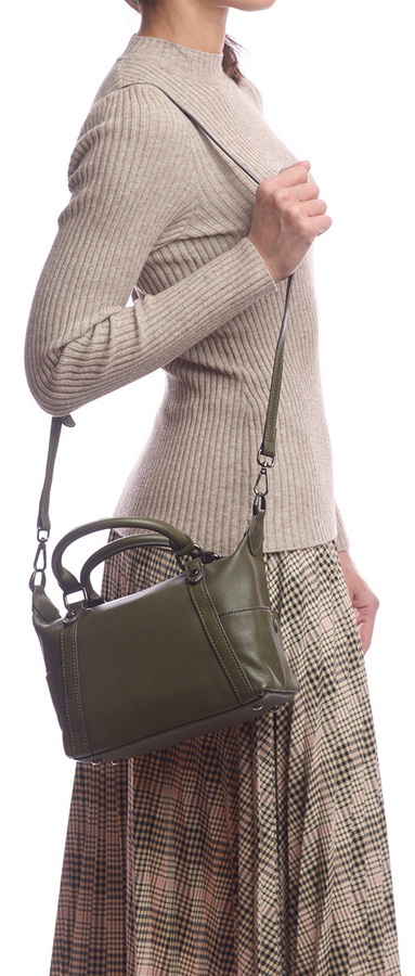 женская сумка натуральная кожа  kiki lok корея