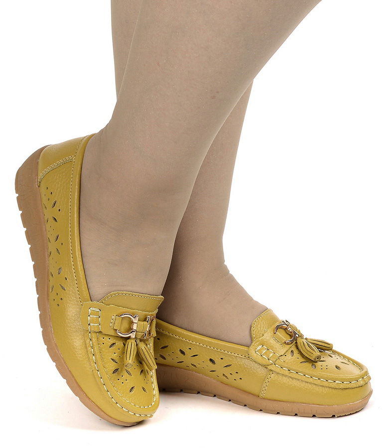 женские мокасины натуральная кожа binifoot/bnf тайвань