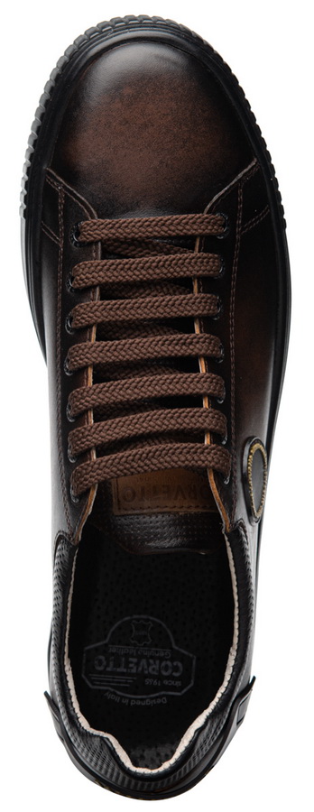 мужские полуботинки полуспортивные натуральная кожа corvetto италия