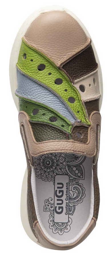 женские полуспортивные туфли натуральная кожа gugu германия