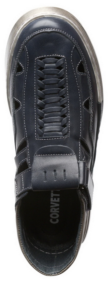 мужские летние полуботинки натуральная кожа corvetto италия