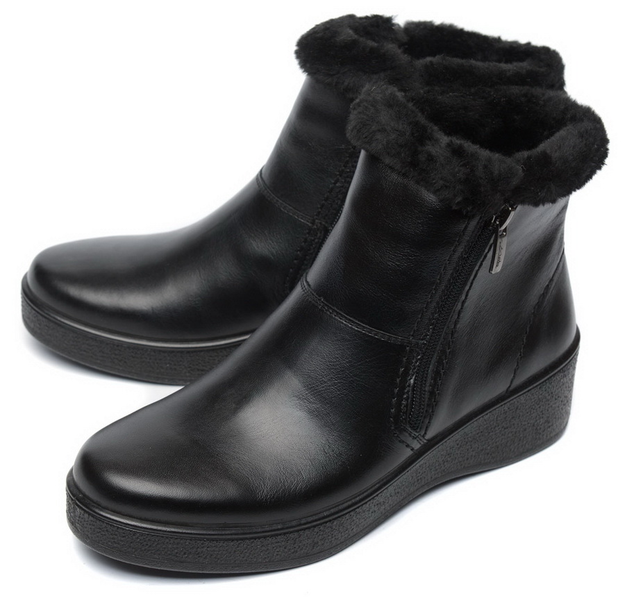 женские ботинки натуральная кожа  / шерсть марко беларусь