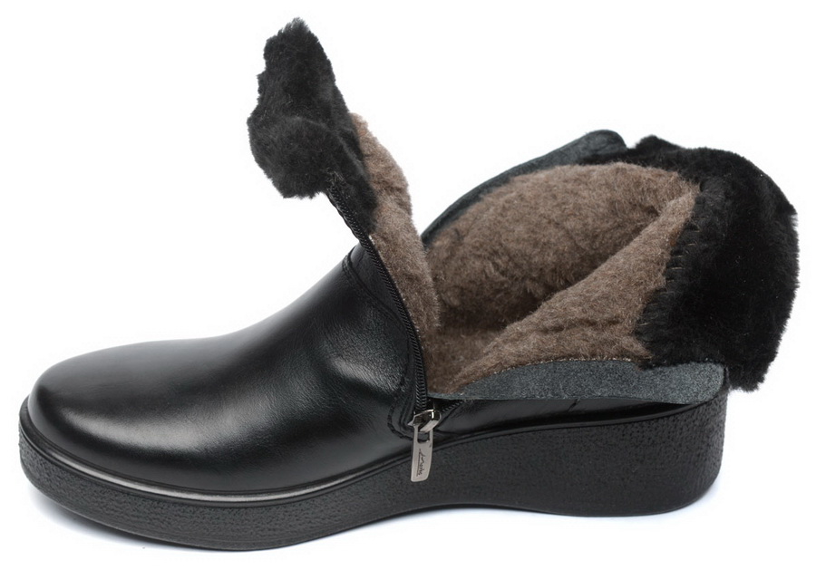 женские ботинки натуральная кожа  / шерсть марко беларусь