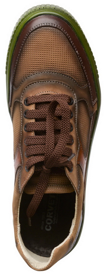 мужские полуботинки полуспортивные натуральная кожа corvetto италия