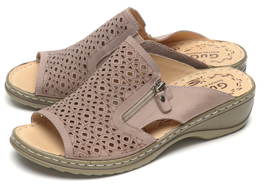 женские сабо натуральная кожа gugu германия