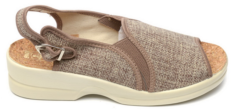 женские босоножки текстиль adanex