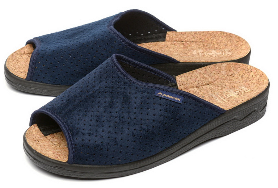 женские тапочки текстиль adanex