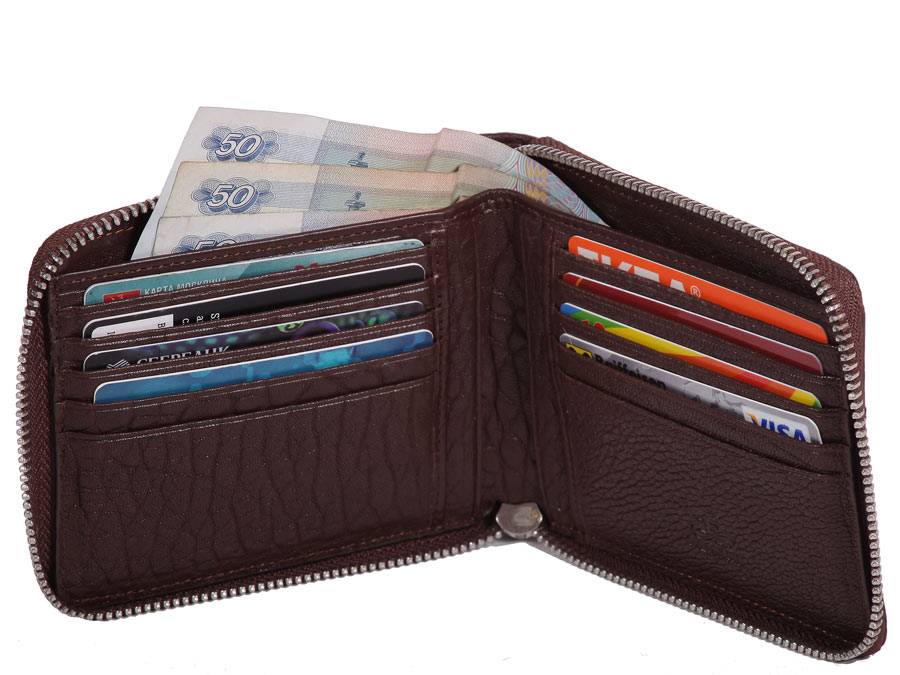 мужской кошелек натуральная кожа корея