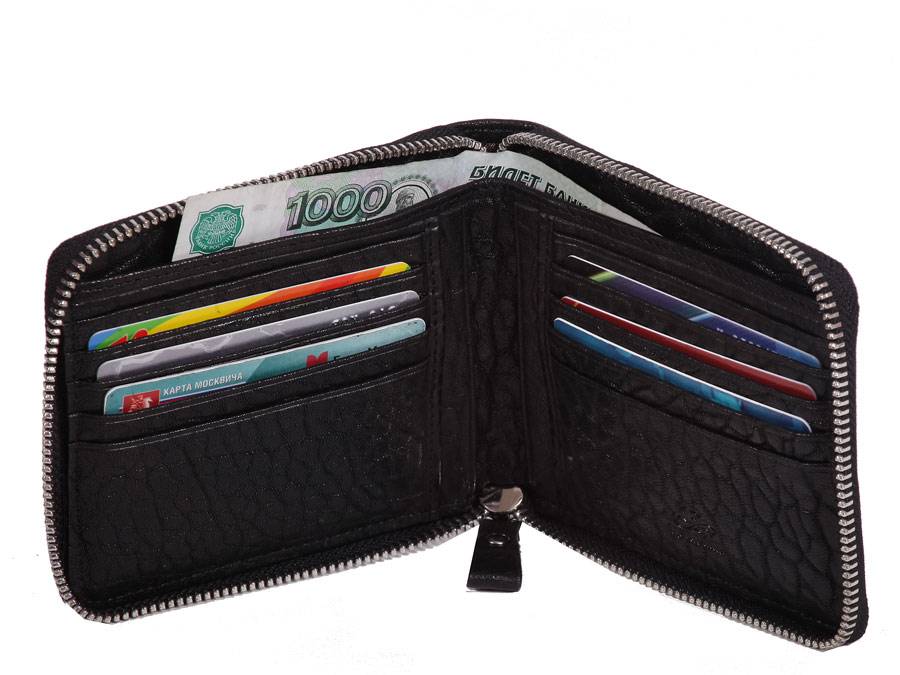мужской кошелек натуральная кожа корея 