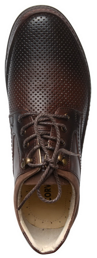 мужские полуботинки летние натуральная кожа corvetto италия