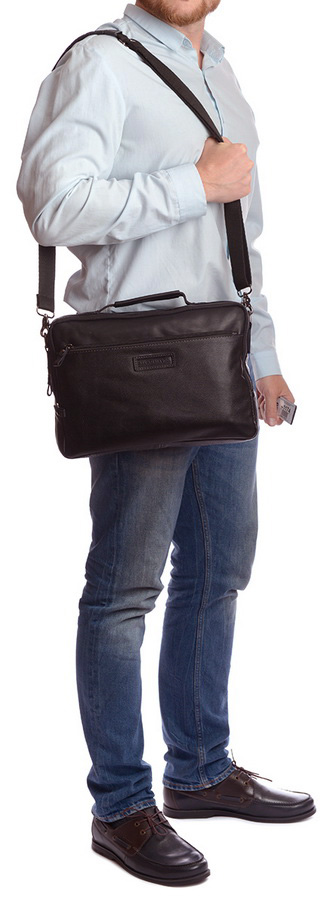 мужской портфель натуральная кожа allan marco 