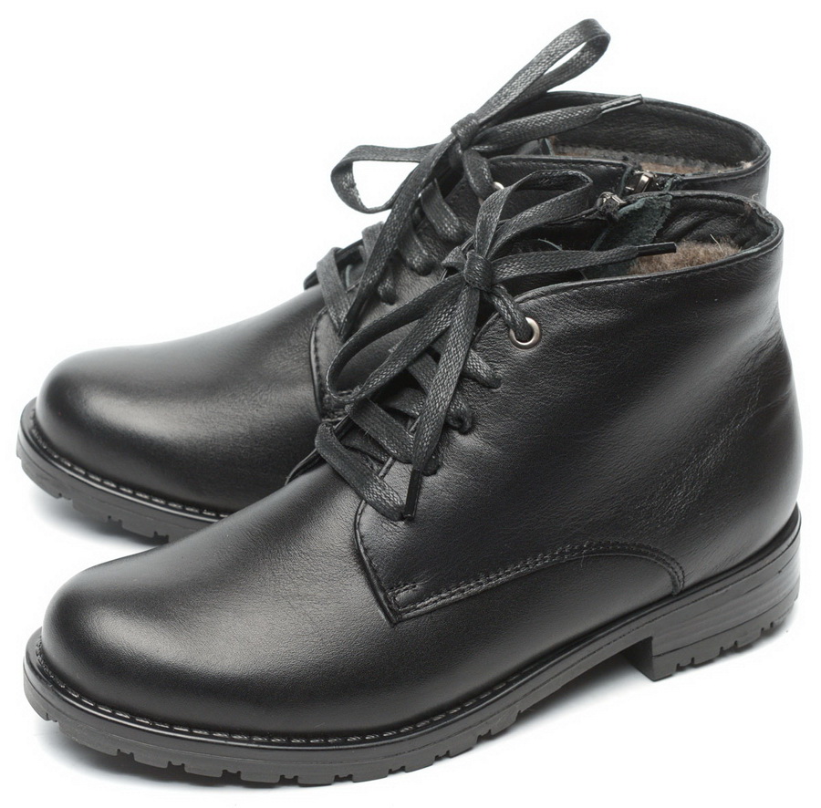 женские ботинки натуральная кожа /шерсть россия