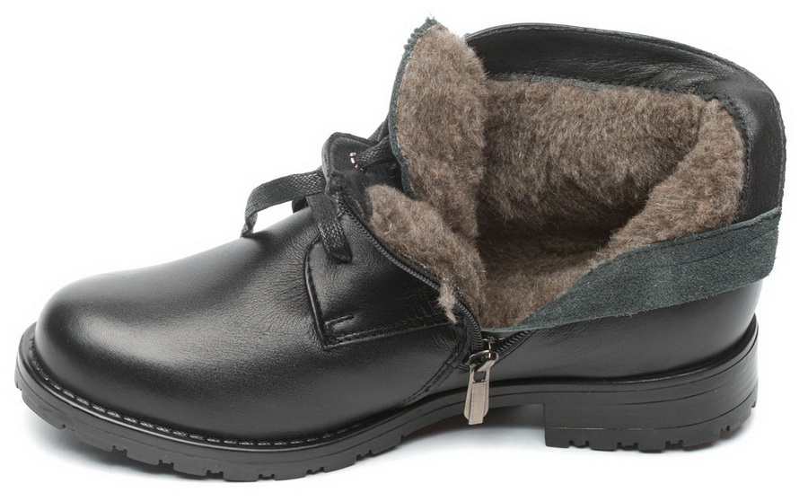 женские ботинки натуральная кожа /шерсть россия