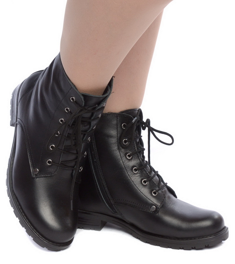 женские ботинки натуральная кожа /шерсть россия