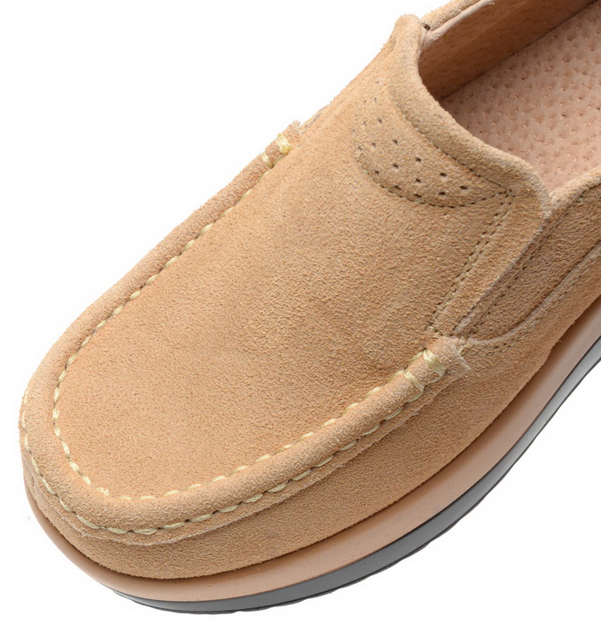 женские мокасины на танкетке натуральная замша binifoot тайвань 