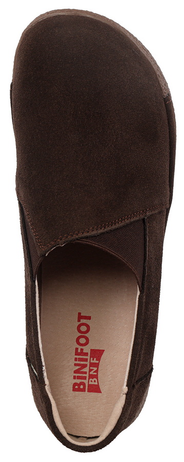 женские мокасины на танкетке натуральная кожа (замша) binifoot/bnf тайвань