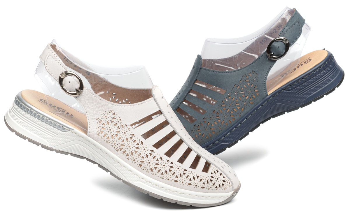 женские босоножки натуральная кожа gugu германия