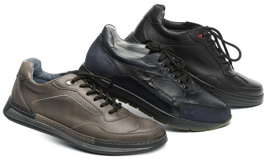 мужские полуботинки полуспортивные натуральная кожа corvetto италия