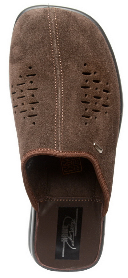 мужские тапочки натуральная кожа (велюр) марко беларусь