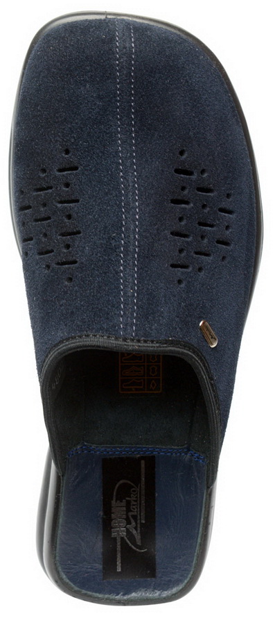 мужские тапочки натуральная кожа (велюр) марко беларусь