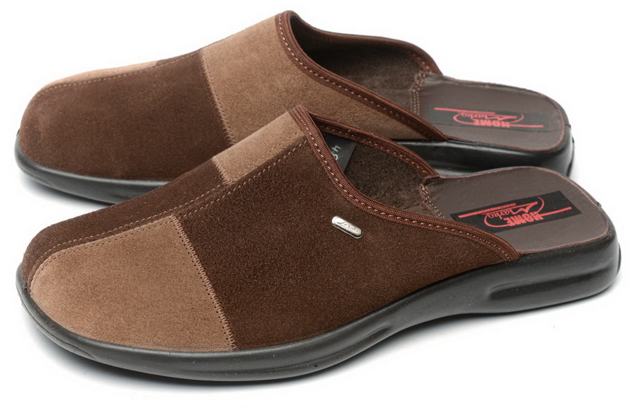 мужские тапочки натуральная кожа (велюр) марко беларусь